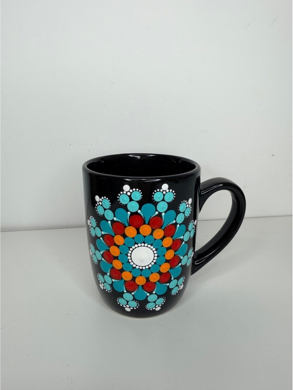 Royal Norfolk hand painted mandala mug